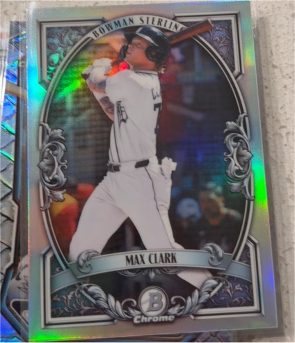 2026 Bowman Sterling Chrome #BST-5 Max Clark — front