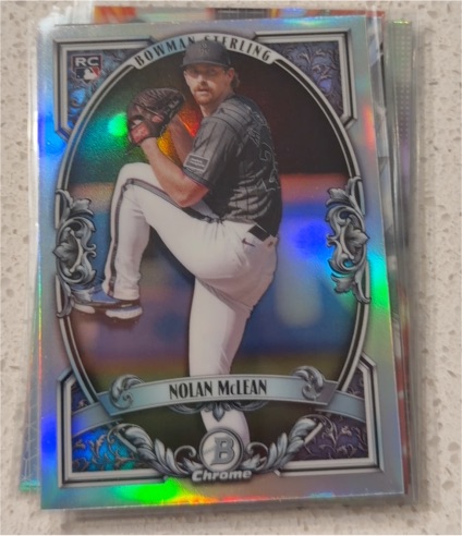 2026 Bowman Chrome #BST-8 Nolan McLean — front