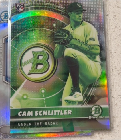 2026 Bowman Chrome Under The Radar #UR-2 Cam Schlittler — front
