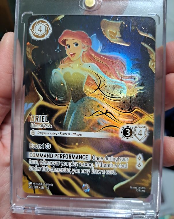 2025 Disney Lorcana #241 Ariel Ethereal Voice — front