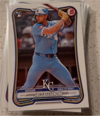 2026 Bowman #75 Jac Caglianone — front