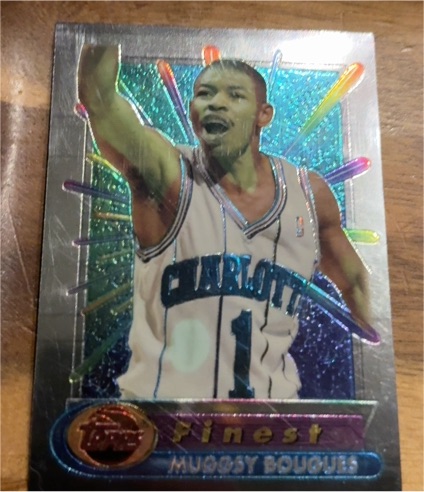 1994-95 Topps Finest #94 Muggsy Bogues — front