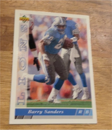 1993 Upper Deck #454 Barry Sanders — front