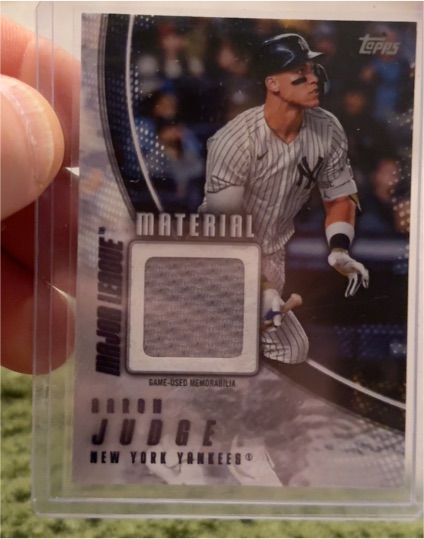 2025 Topps Series 2 Major League Material #MLM2-AJ Aaron Judge — front