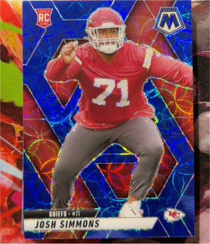 2025 Panini Mosaic #398 Josh Simmons — front
