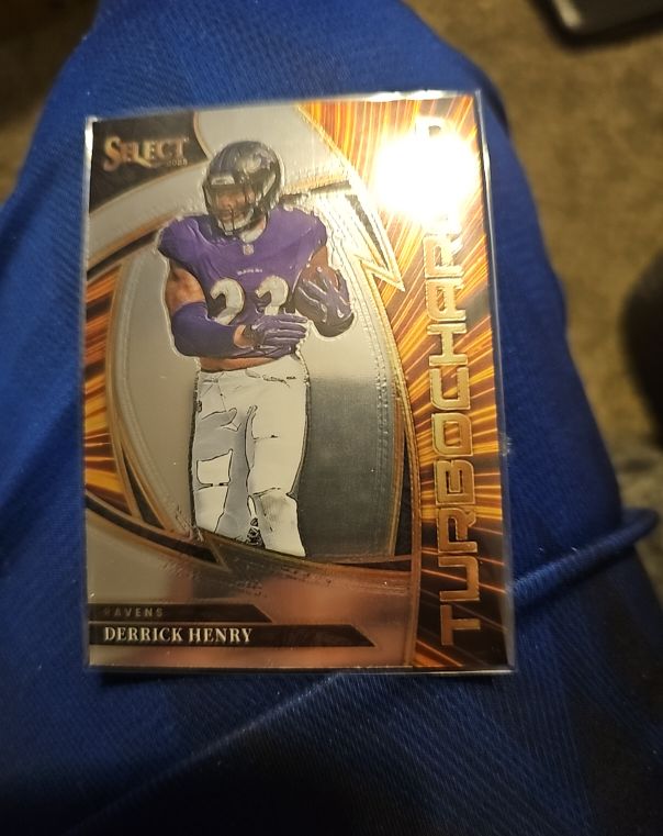 2025 Panini Select #17 Derrick Henry Turbocharged Baltimore Ravens — front
