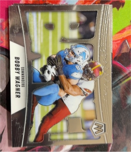 2025 Panini Mosaic #11 Bobby Wagner Bang! Washington Commanders — front