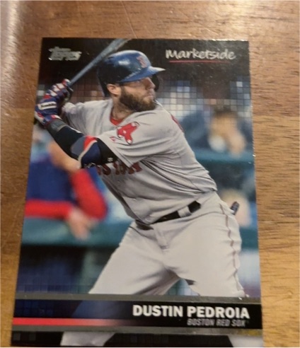 2016 Topps Marketside #12 Dustin Pedroia — front