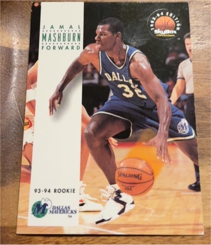 1993 SkyBox #215 Jamal Mashburn Rookie Card — front