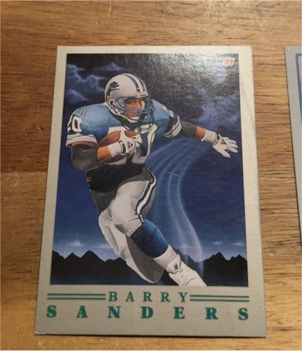1991 Fleer Pro Visions #2 Barry Sanders — front