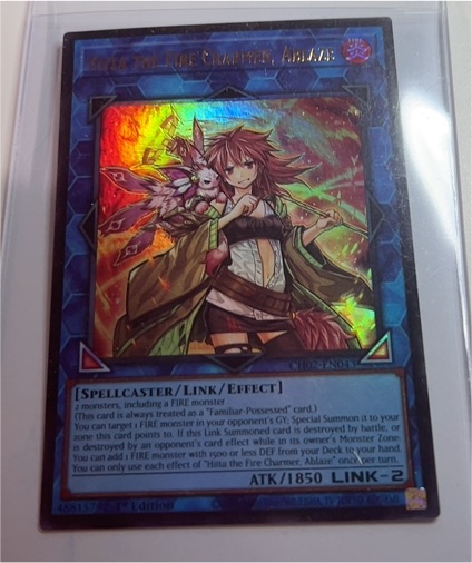 Yu-Gi-Oh! RA04-EN074 Hiita the Fire Charmer, Ablaze — front