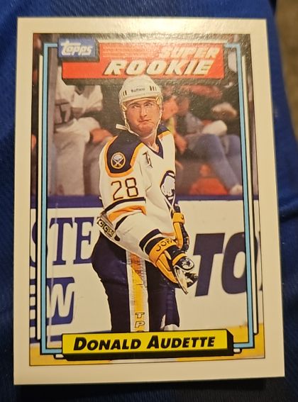 1992-93 Topps #12 Donald Audette — front