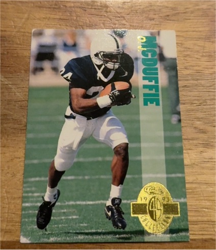 1993 Classic Four Sport #137 O.J. McDuffie — front