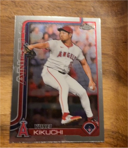 2025 Topps Chrome Update #USC59 Yusei Kikuchi — front