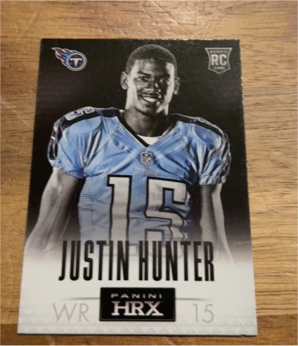 2013 Panini Prizm HRX #9 Justin Hunter — front