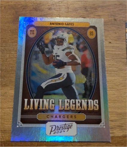 2024 Panini Prestige Living Legends #LL-AGS Antonio Gates — front