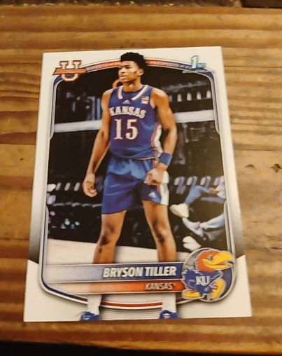 2025-26 Bowman Basketball Prospects 1st Bowman #BPP-8 Bryson Tiller — front