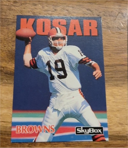 1992 SkyBox #250 Bernie Kosar — front