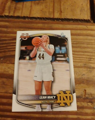 2025 Bowman Basketball #BPP-61 Leah Macy — front