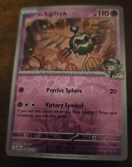 N's Sigilyph 064/159 Sv09: Journey Together — front