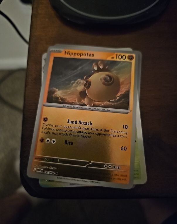 2016 Pokémon TCG Perfect Order #039 Hippopotas — front