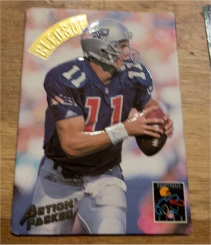 1994 Action Packed #176 Drew Bledsoe — front