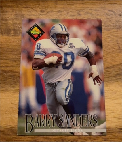 1994 Classic Pro Line Live #38 Barry Sanders — front