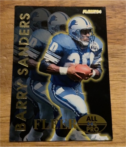 1994 Fleer All-Pro #11 Barry Sanders — front