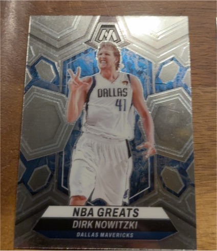 2023-24 Panini Mosaic #298 Dirk Nowitzki NBA Greats — front
