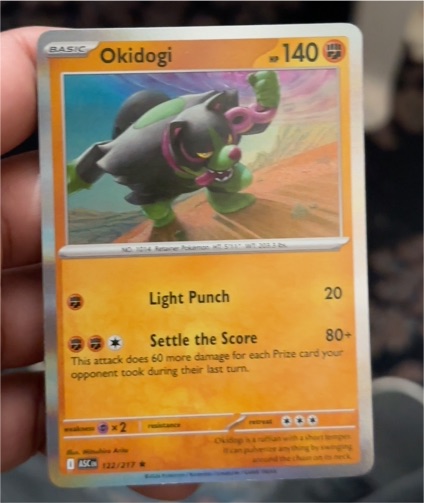 2026 Pokémon Ascended Heroes #122 Okidogi — front