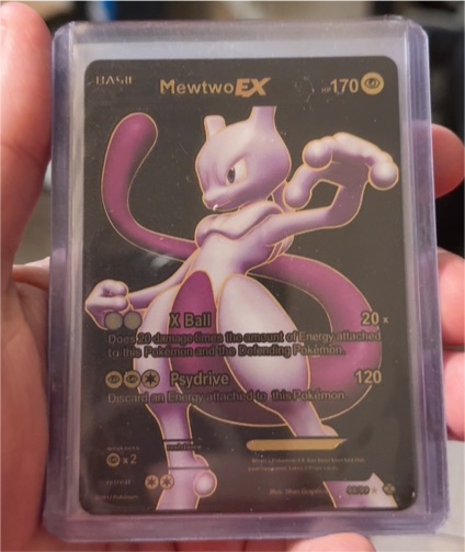 2012 Pokémon Next Destinies #98 Mewtwo EX — front