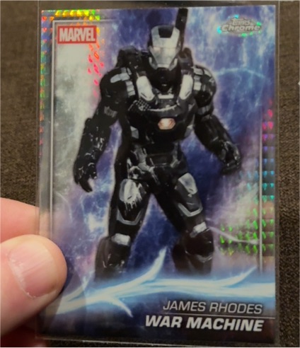 2025 Topps Marvel Chrome Studios #64 James Rhodes War Machine — front