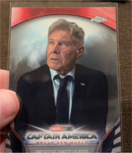 2025 Topps Chrome Marvel Studios Captain America #BNW-2 President Thaddeus Ross — front