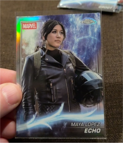 2025 Topps Chrome Marvel Studios #160 Maya Lopez Echo — front