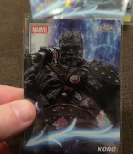 2025 Topps Chrome Marvel Studios #77 Korg — front