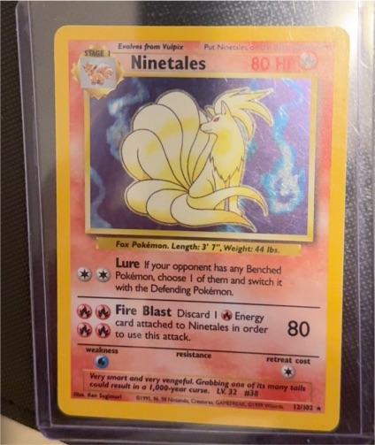 1999 Pokémon #12 Ninetales — front