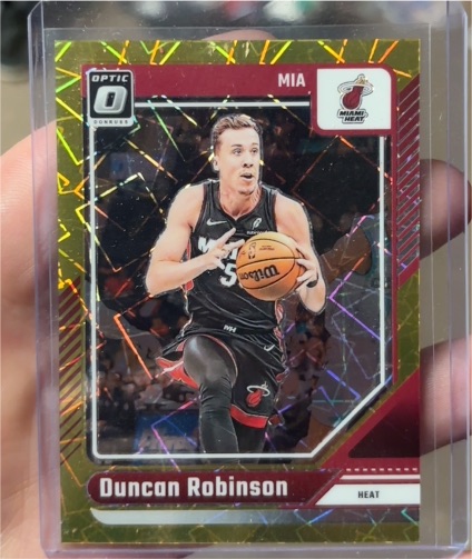 2024-25 Panini Donruss Optic #199 Duncan Robinson — front
