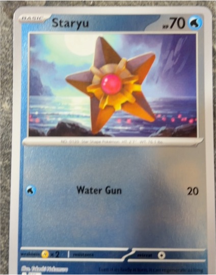 2026 Pokémon Perfect Order #020 Staryu — front