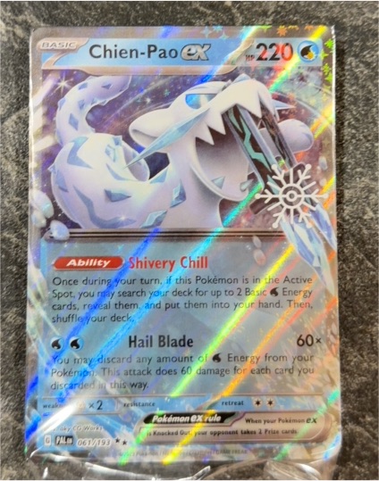 2023 Pokémon Paldea Evolved #61 Chien-Pao ex — front