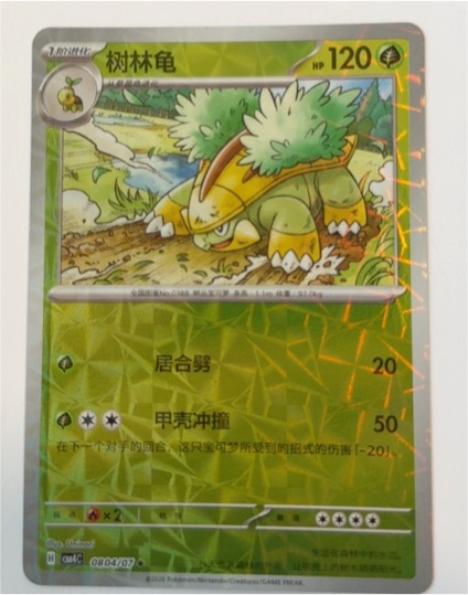 2026 Pokémon CBB4C #0804/07 Grotle — front
