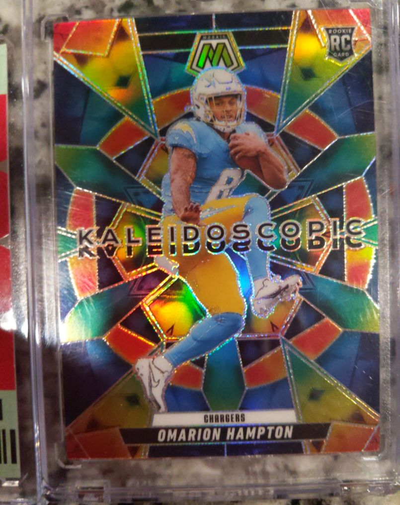 2025 Panini Mosaic Kaleidoscopic #3 Omarion Hampton — front