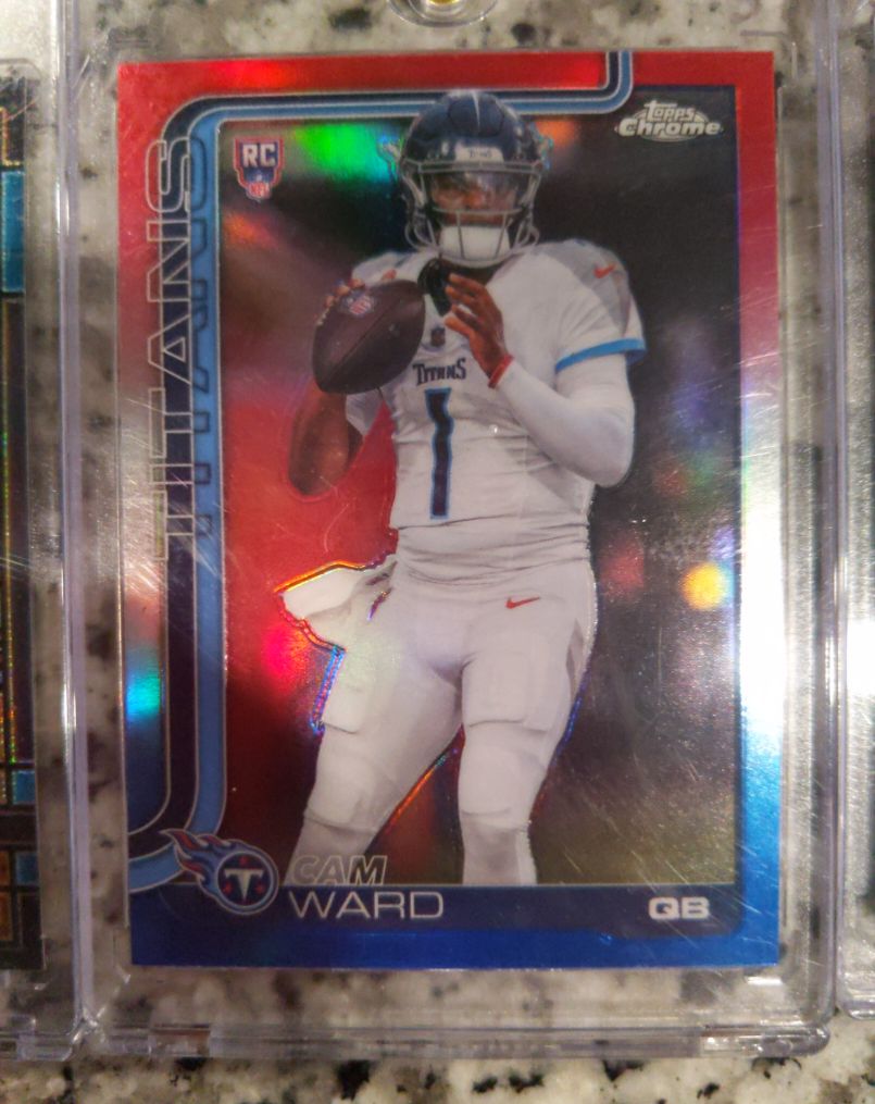 2025 Topps Chrome Football #314 Cam Ward — front