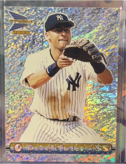 2000 Pacific Prism #99 Derek Jeter — front