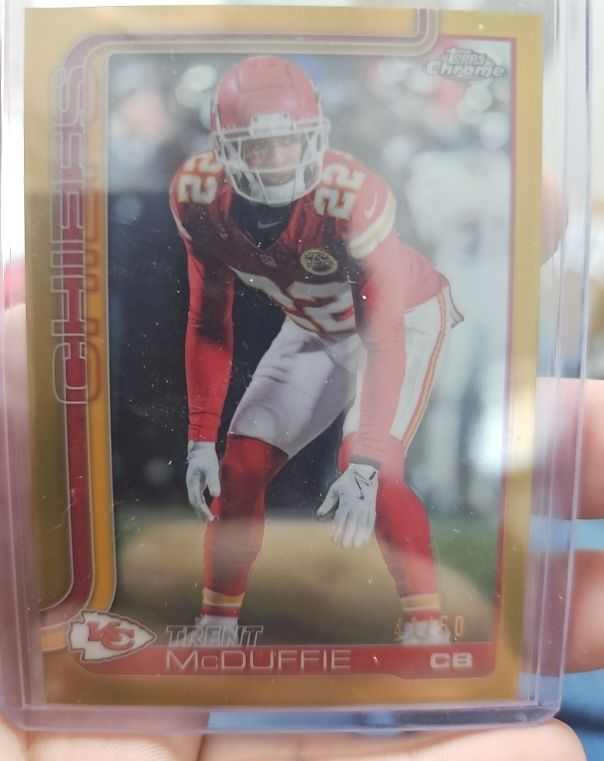2025 Topps Chrome #154 Trent McDuffie — front