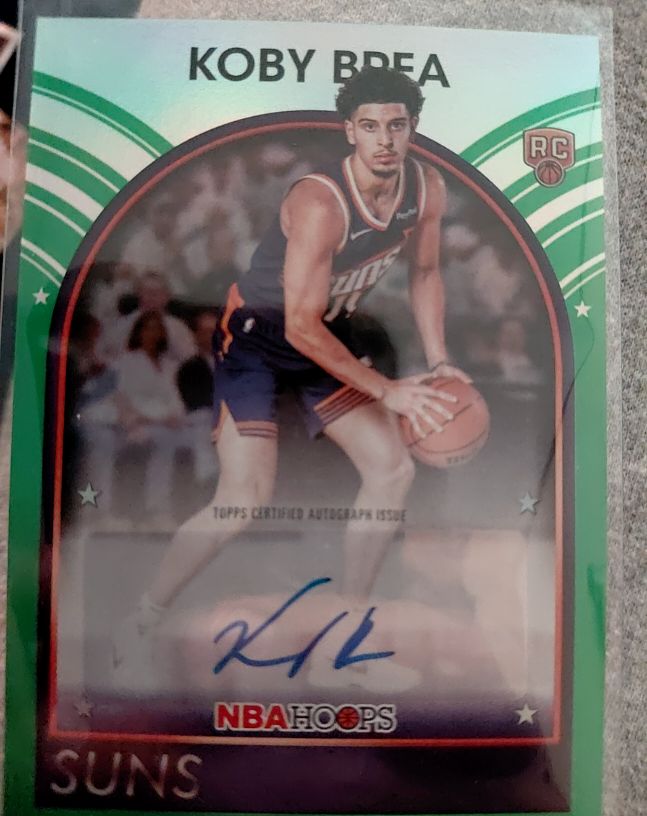 2025-26 Topps NBA Hoops #89S-KB Koby Brea — front