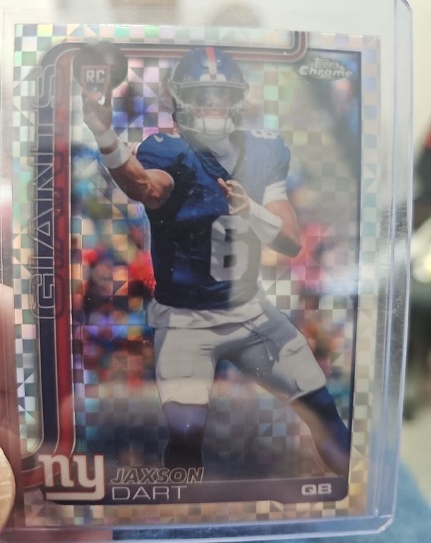 2025 Topps Chrome #306 Jaxson Dart — front