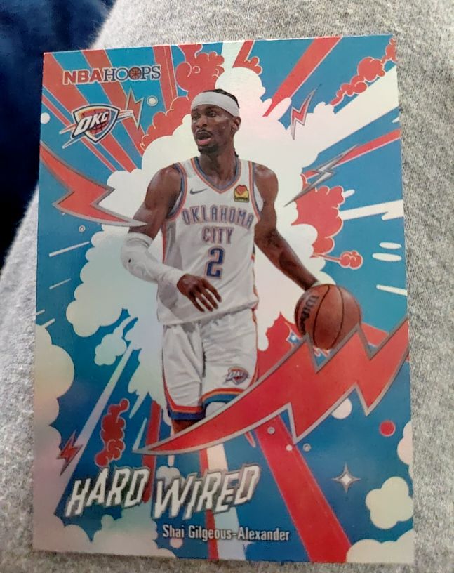 2025-26 Topps NBA Hoops Hard Wired #HW-1 Shai Gilgeous-Alexander — front