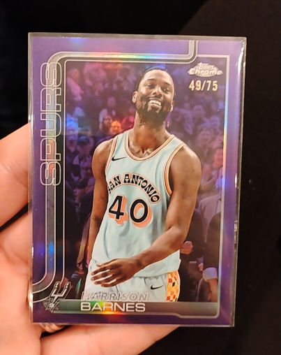 2025-26 Topps Chrome #216 Harrison Barnes — front