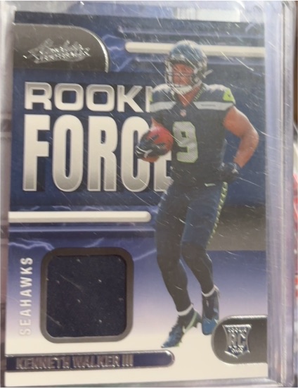 2022 Panini Absolute #RF-17 Kenneth Walker III Rookie Force — front