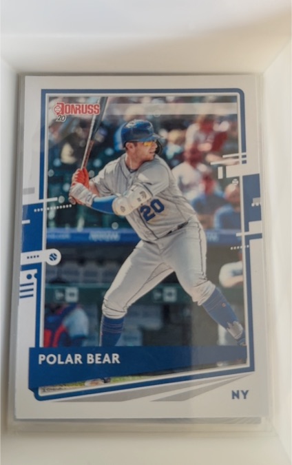2020 Donruss #204 Pete Alonso Polar Bear — front